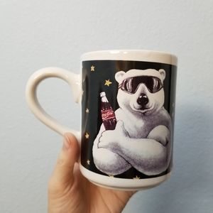 1996 Gibson Coca-cola Polar Bear mug